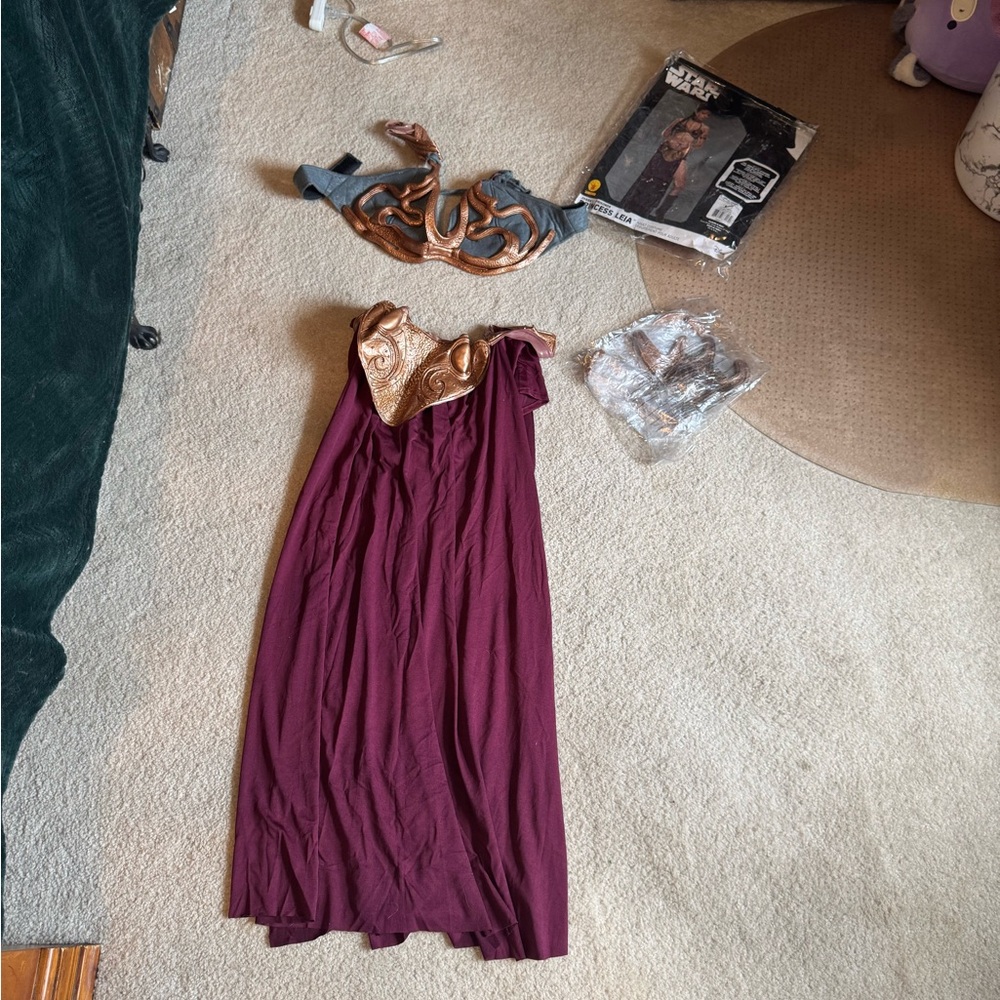 Star Wars Costume with Purple and Gold Accents